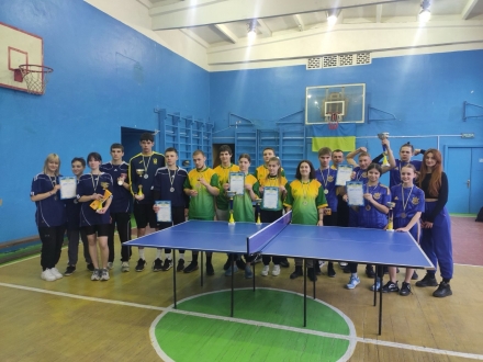 Районні змагання з тенісу серед команд закладів професійної освіти Солом’янського району