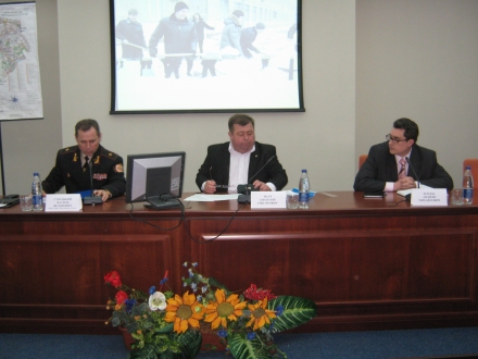 В Солом’янському районі відбулося спільне штабне тренування щодо дій при ліквідація надзвичайних ситуацій