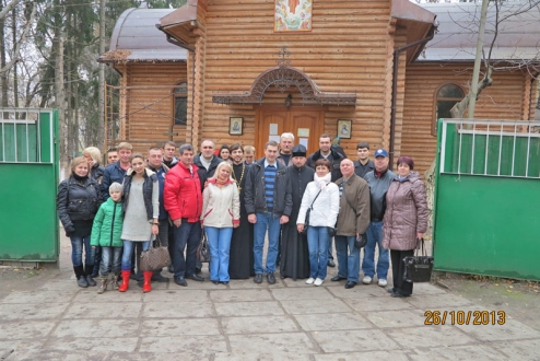 Актив громадської ради при Солом’янській РДА разом з Максимом Луцьким завітали до храму преподобного Сергія Радонезького